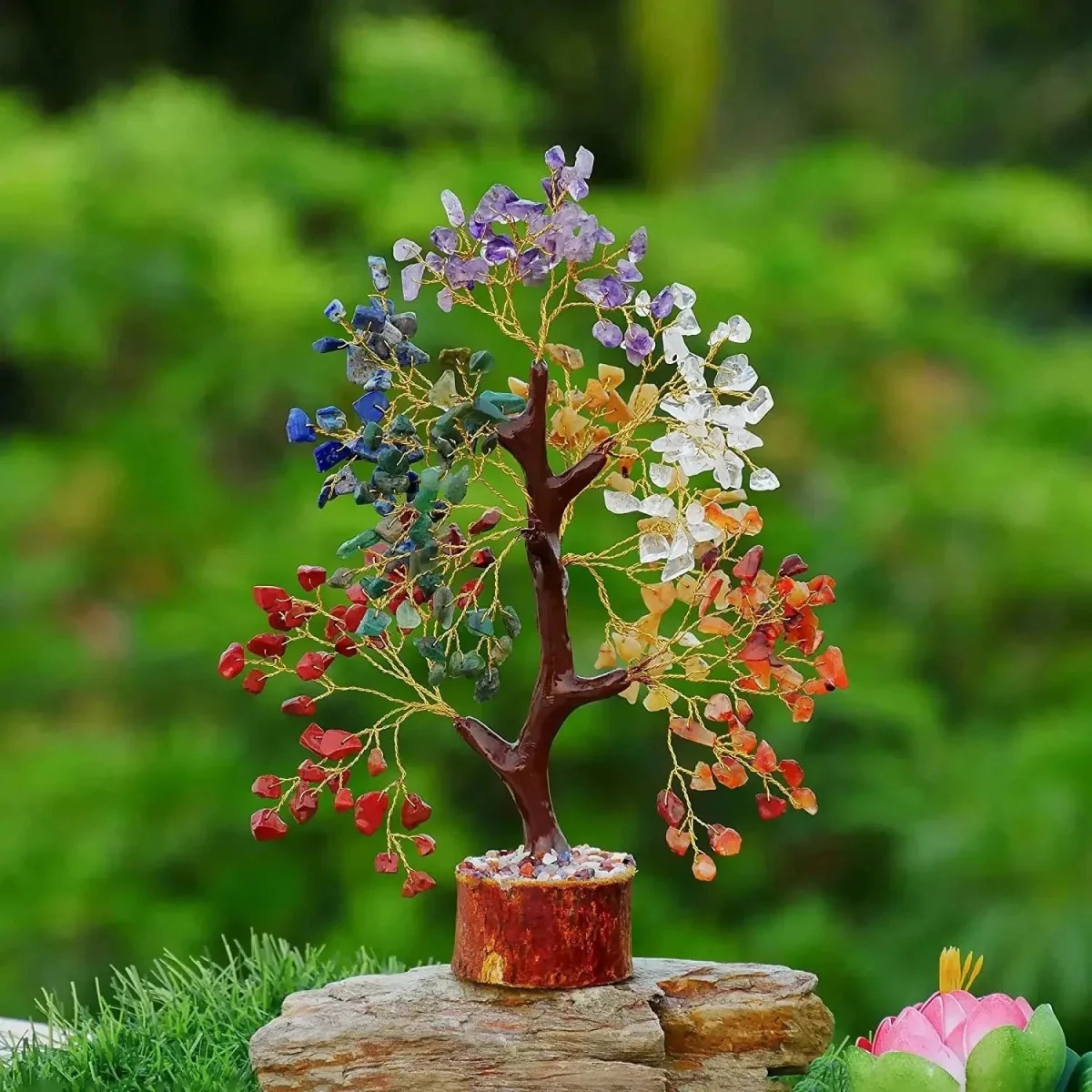 7 Chakra Tree of Life | Crystal Healing Tree for Meditation & Feng Shui