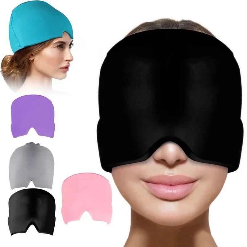 Gel Ice Headache & Migraine Relief Hat | Cold Compress Therapy Cap for Sinus & Stress Relief - Image 7